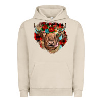 Pigment French Oak christmas cow gemstone Urban Hoodie - JahusDesignShop
