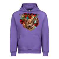 Tulip christmas cow gemstone Urban Hoodie - JahusDesignShop