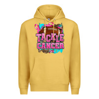 Antique Gold tackle cancer Premium Hoodie - AdoDesignShop