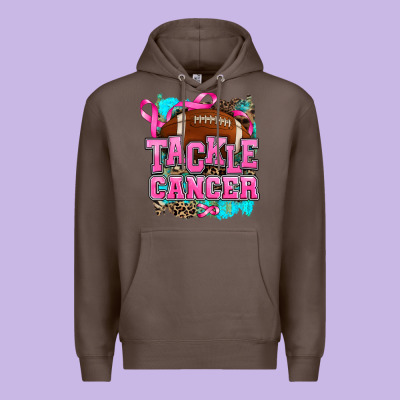 Tackle Cancer Premium Hoodie Designed By Adodesignshop