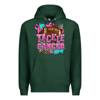 Sports Green tackle cancer Premium Hoodie - AdoDesignShop