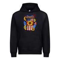 Black 4th of july coffee cup Urban Hoodie - JahusDesignShop