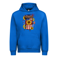 Cobalt 4th of july coffee cup Urban Hoodie - JahusDesignShop