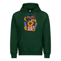 Forest Green 4th of july coffee cup Urban Hoodie - JahusDesignShop