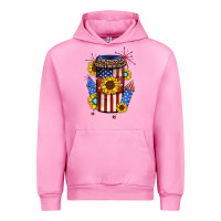 Fuchsia Pink 4th of july coffee cup Urban Hoodie - JahusDesignShop