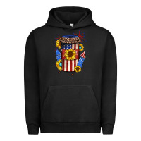 Pigment Black 4th of july coffee cup Urban Hoodie - JahusDesignShop