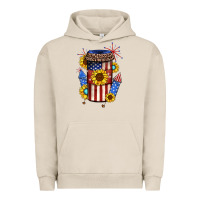 Pigment French Oak 4th of july coffee cup Urban Hoodie - JahusDesignShop