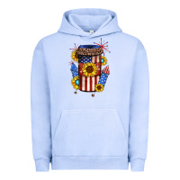 Pigment Grape Ice 4th of july coffee cup Urban Hoodie - JahusDesignShop