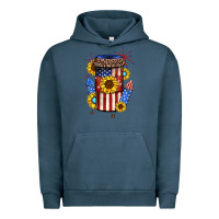 Pigment Midnight Navy 4th of july coffee cup Urban Hoodie - JahusDesignShop