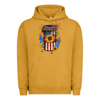 Pigment Peanut Butter 4th of july coffee cup Urban Hoodie - JahusDesignShop