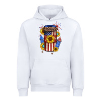 White 4th of july coffee cup Urban Hoodie - JahusDesignShop