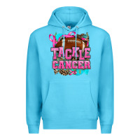 Ocean Blue tackle cancer Premium Hoodie - AdoDesignShop