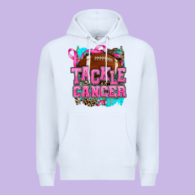 Tackle Cancer Premium Hoodie Designed By Adodesignshop
