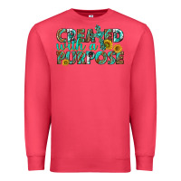 Cardinal created with a purpose Premium Sweatshirt - texasbilliewilder