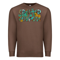 Chestnut created with a purpose Premium Sweatshirt - texasbilliewilder