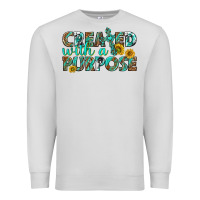 Dove Grey created with a purpose Premium Sweatshirt - texasbilliewilder