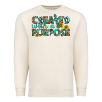Sandshell created with a purpose Premium Sweatshirt - texasbilliewilder