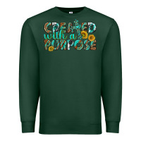 Sports Green created with a purpose Premium Sweatshirt - texasbilliewilder