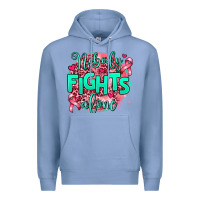 Colony Blue nobody fights alone Premium Hoodie - AdoDesignShop