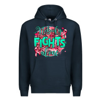 Navy nobody fights alone Premium Hoodie - AdoDesignShop