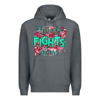 Rock nobody fights alone Premium Hoodie - AdoDesignShop