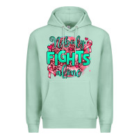 Seafoam nobody fights alone Premium Hoodie - AdoDesignShop