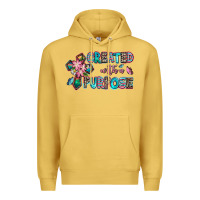 Antique Gold created with a purpose Premium Hoodie - AdoDesignShop
