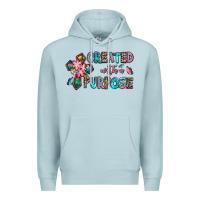 Blue Mist created with a purpose Premium Hoodie - AdoDesignShop