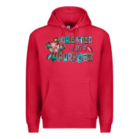 Cardinal created with a purpose Premium Hoodie - AdoDesignShop