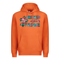 Carrot created with a purpose Premium Hoodie - AdoDesignShop