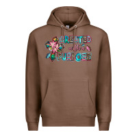 Chestnut created with a purpose Premium Hoodie - AdoDesignShop
