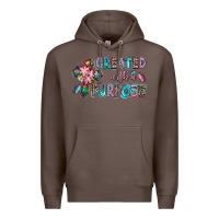 Coffee created with a purpose Premium Hoodie - AdoDesignShop