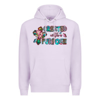 Lilac created with a purpose Premium Hoodie - AdoDesignShop