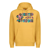 Mustard created with a purpose Premium Hoodie - AdoDesignShop