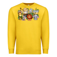 Lemon cute baby safari animals coffee cups Premium Sweatshirt - texasbilliewilder
