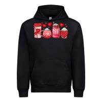 Black valentines day coffee Urban Hoodie - JahusDesignShop