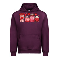 Mauve Wine valentines day coffee Urban Hoodie - JahusDesignShop
