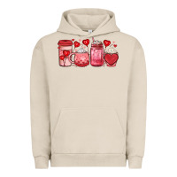 Pigment French Oak valentines day coffee Urban Hoodie - JahusDesignShop