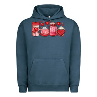 Pigment Midnight Navy valentines day coffee Urban Hoodie - JahusDesignShop