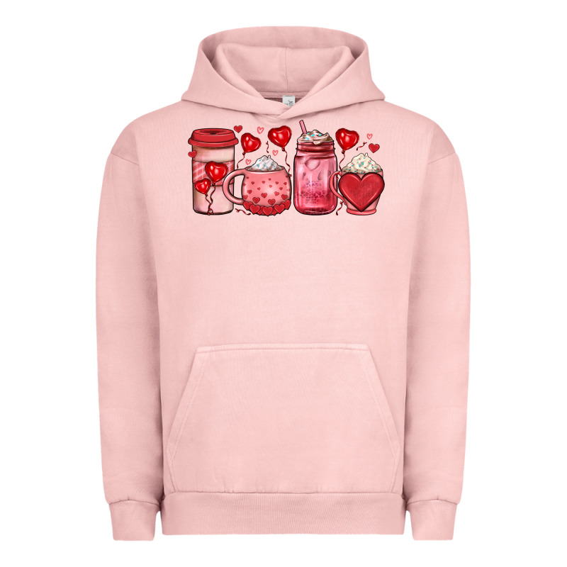 Valentines Day Coffee Urban Hoodie by JahusDesignShop | Teevron