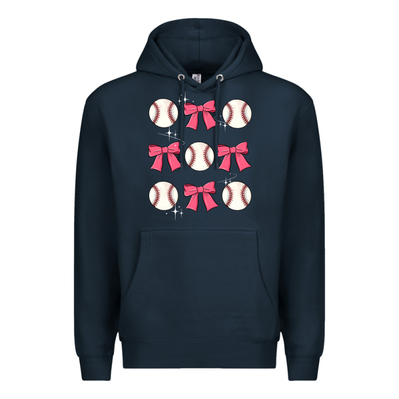 Baseball Coquette Bow Premium Hoodie by JahusDesignShop | Teevron