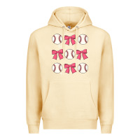 Pina Colada baseball coquette bow Premium Hoodie - JahusDesignShop