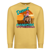 Antique Gold desert cowgirl Premium Sweatshirt - texasbilliewilder