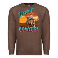 Chestnut desert cowgirl Premium Sweatshirt - texasbilliewilder
