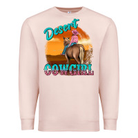 Pale Pink desert cowgirl Premium Sweatshirt - texasbilliewilder