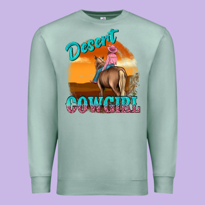 Premium Sweatshirt desert cowgirl