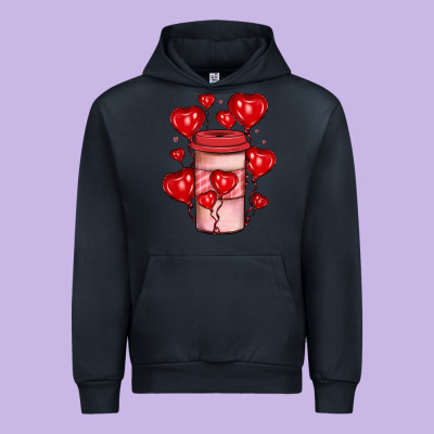 Valentines Day Coffee Urban Hoodie Designed By Jahusdesignshop