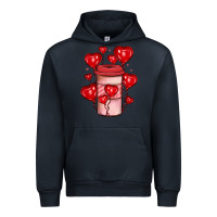 Navy valentines day coffee Urban Hoodie - JahusDesignShop