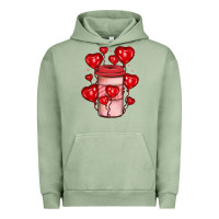 Pigment Oil Green valentines day coffee Urban Hoodie - JahusDesignShop