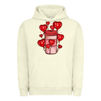 Pigment Pistachio valentines day coffee Urban Hoodie - JahusDesignShop